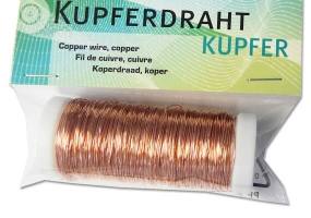 Kupferdraht (ver-)leitet - zu schimmernden...