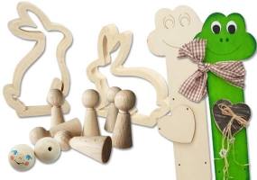 Kreatives Basteln mit Holzfiguren Wer gerne...