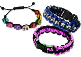 Armbänder selber machen – Aus Baumwollkordeln...