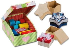 Weitere Geschenkboxen für vielfältiges Basteln...