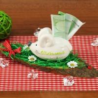 Geldgeschenk basteln - Maus