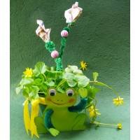 Geldgeschenke basteln Frosch