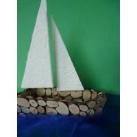 Schiff basteln aus Holz