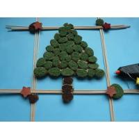 Tannenbaum basteln aus Holz