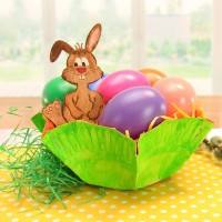 Osterkörbchen basteln mit Kindern
