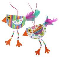 Vögel mit Kindern basteln