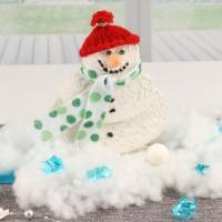 Basteln Schneemann