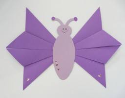 Schmetterling falten