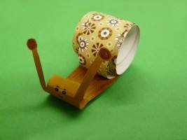 Schnecke basteln