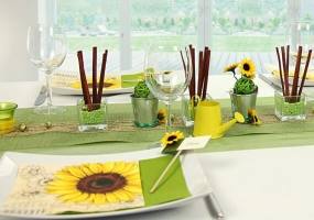 Herbstdeko für den Tisch