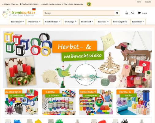 Neuer Shop und verbessertes Einkaufserlebnis - trendmarkt24 / Neuer Shop und verbessertes Einkaufserlebnis