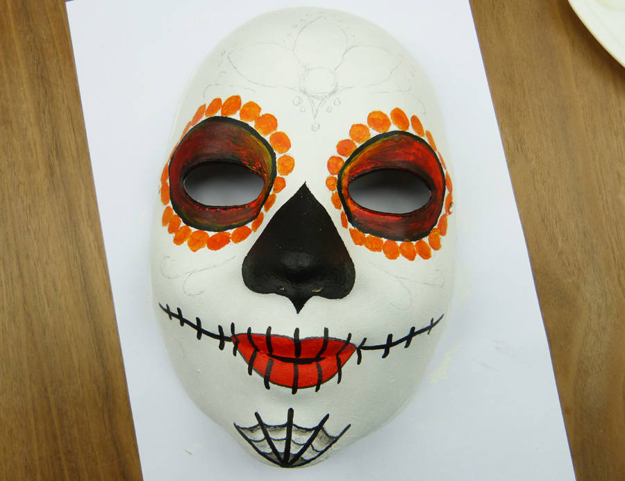 Mexikanische Totenmaske Schminken