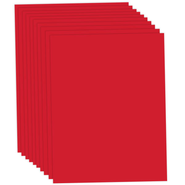 Tonkarton hochrot 50x70cm 10 Bögen 220 g/m²