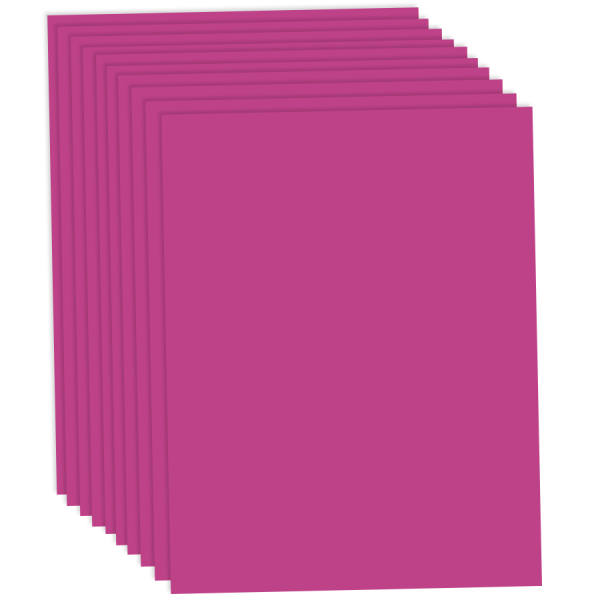 Tonkarton eosin 50x70cm 10 Bögen 220 g/m²