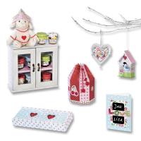 Motivblock Mittsommerland, 26 Stk, 24 x 34 cm, 80 g m²/270 g m² Bastelpapier Motivpapier