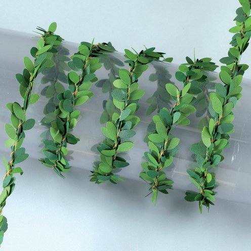 Girlande mini Buchs 3 m / ø 1 cm grün, Buchsgirlande