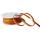 Lurexband kupfer glänzend, Rolle 6mm breit, 25m lang, Geschenksband Weihnachten
