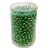 Dekoperlen grün 6 mm, 75 g