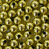 Dekoperlen gold 8 mm, 75 g