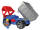 Kipper mit Spielfigur LKW 27 x 16 x 16 cm, 1 Stück