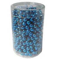 Dekoperlen royalblau 6 mm, 75 g