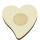 Teelichthalter Herz, 10,5x 10,5 cm, Sperrholz, 1 Stück