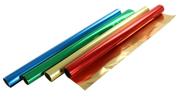 Alufolie farbig 30 x 50 cm 4 Rollen insgesamt 2m