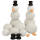Bastelset Schneemann Weihnachten Deko 4er Set 12cm groß