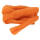 Filzwolle orange, Lunte, 2m Strang, 30 - 40 mm breit Schafwolle orange