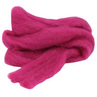 Filzwolle pink, Lunte, 2m Strang, 30 - 40 mm breit...