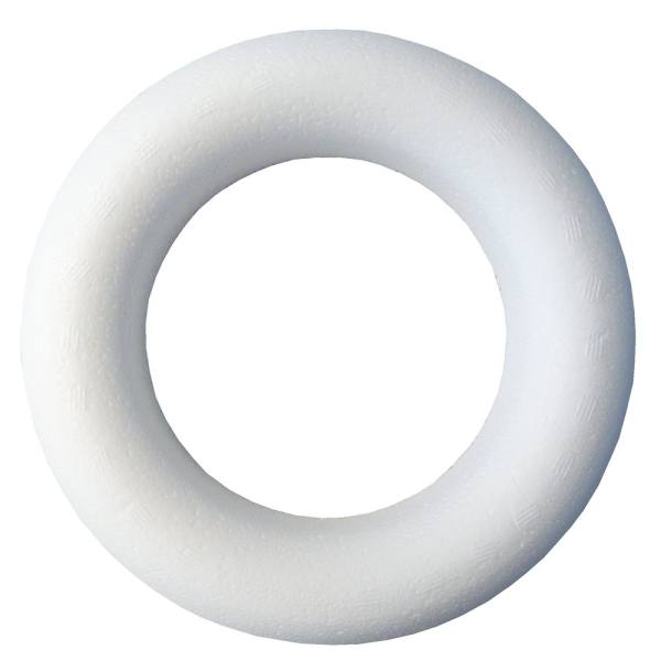 Styropor Halbring 25 cm, 1 Stück