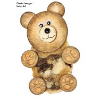 Holzscheibe rund 9 cm, 10 Stück, ohne Lochbohrung aus Sperrholz