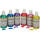 Pearl Farbe | Glanzfarbe Set mit 6 Farben Rot, Blau, Gelb, Grün, Lila, Rosa | Metallic Farbe