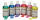 Pearl Farbe | Glanzfarbe Set mit 6 Farben Rot, Blau, Gelb, Grün, Lila, Rosa | Metallic Farbe