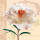 Papierservietten Blume creme 3-lagig, 33x33 cm, 20 Stück