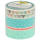 Washi Tape Pastellfarben, 4 Rollen in unterschiedlicher Breite