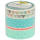 Washi Tape Pastellfarben, 4 Rollen in unterschiedlicher Breite