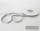 Satinband silber, Rolle 6mm breit, 25m lang