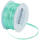 Doppelsatinband minze / grün 1 Rolle 50m x 3mm Satin Band Dekoband