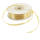 Satinband gold, Rolle 3mm breit, 50m lang