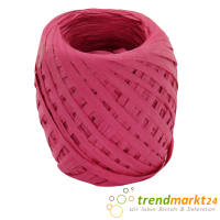 Papierkordel pink  Papier Raffia 5 mm breit x 50 m lang