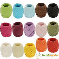 Papierkordel braun  Papier Raffia 5 mm breit x 50 m lang