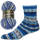 Sockenwolle 4fädig blau Jacquard 100g schadstoffgeprüfte Qualität