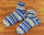 Sockenwolle 4fädig blau Jacquard 100g schadstoffgeprüfte Qualität