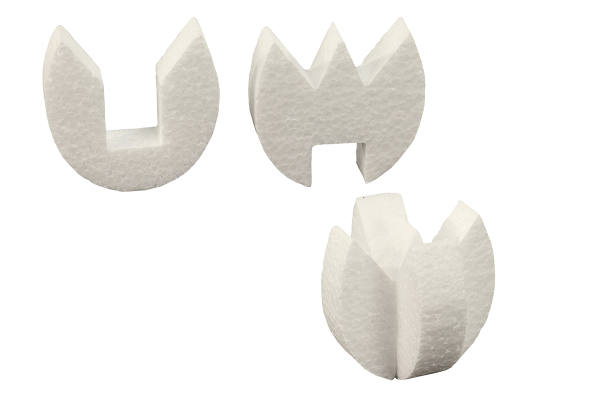 Styroporform Tulpe 6 Stück, Konturenschnitt