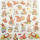 Sticker Ostern Osterhasen, Set mit 4 Blatt verschiedenen Motiven, je Blatt 15x16,5 cm