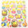 Sticker Ostern Osterhasen, Set mit 4 Blatt verschiedenen Motiven, je Blatt 15x16,5 cm