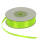 Satinband 3mm grün, neongelb, Rolle 50m lang