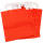 Papiertragetasche rot 6er Pack mit Papiergriff je 18x22 cm