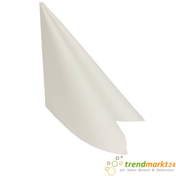Premiumservietten weiss ROYAL 40 x 40 cm Formstabil 1/4-Falz
